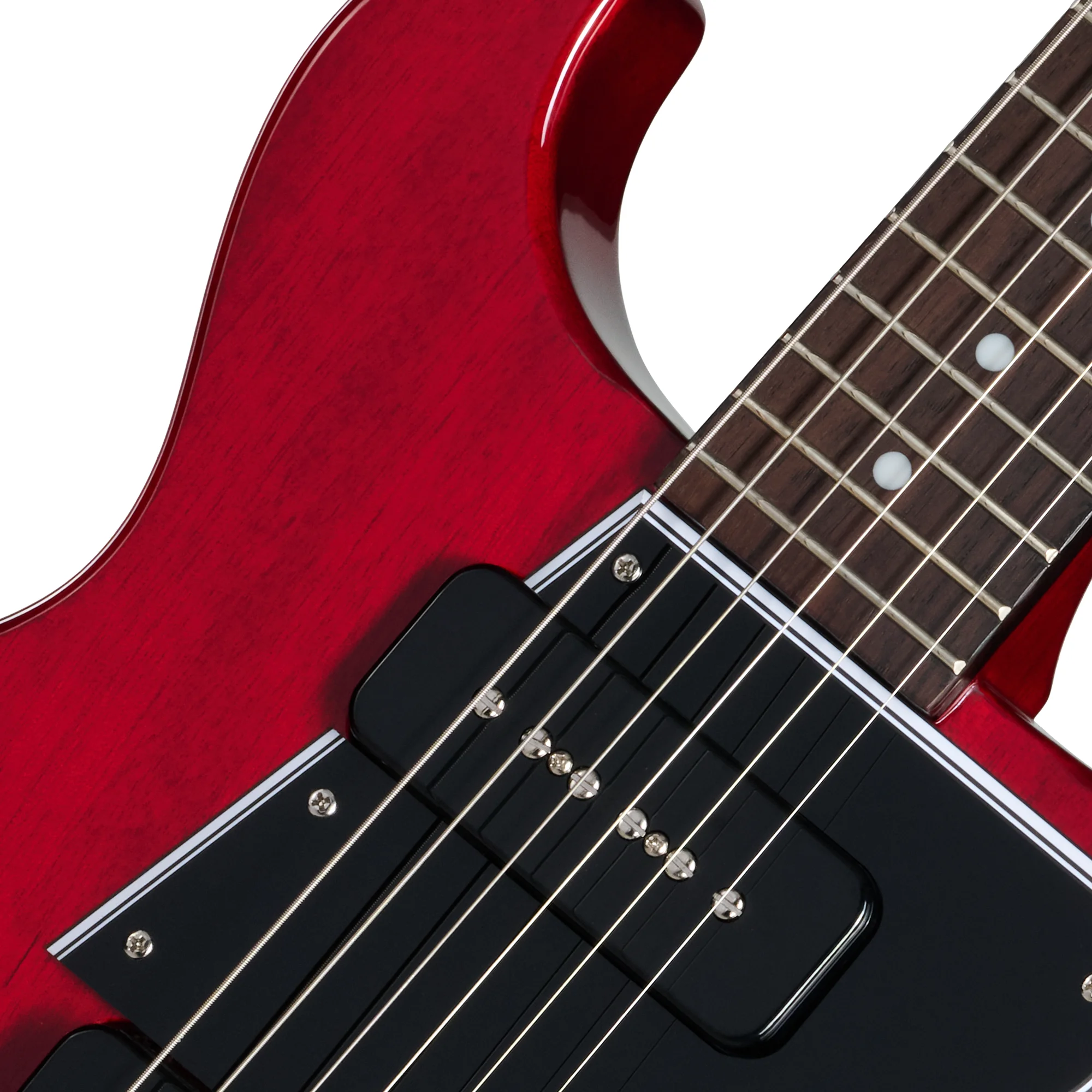 Epiphone Les Paul Special Double Cut Cherry Red Seitenansicht links